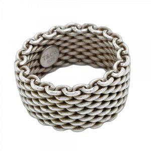 Tiffany & Co. Silver Mesh Ring